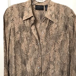 Snake skin blouse